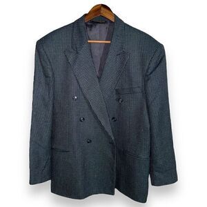 80s Paul Rodon Teal Silk Blend Made in USA Sportcoat 42R